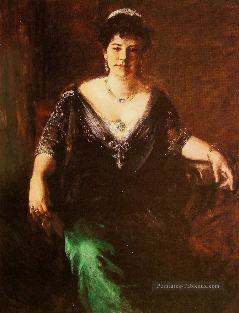 Portrait de Mme William Merritt Chase William Merritt Chase Peintures à l'huile